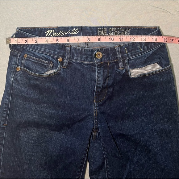 Madewell Size 29X34 Rail Straight Jeans - Picture 5 of 6